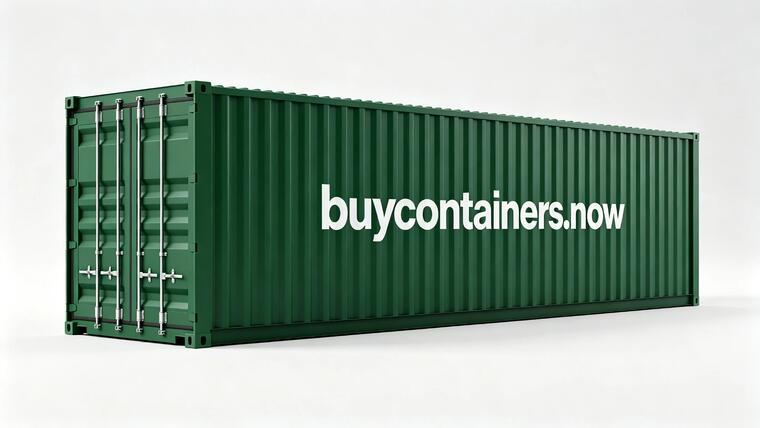 Neuer 40FT Standardcontainer, waldgrün