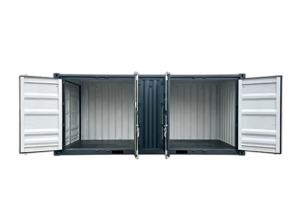 20FT Open-Side mit geöffneten Seitentüren
