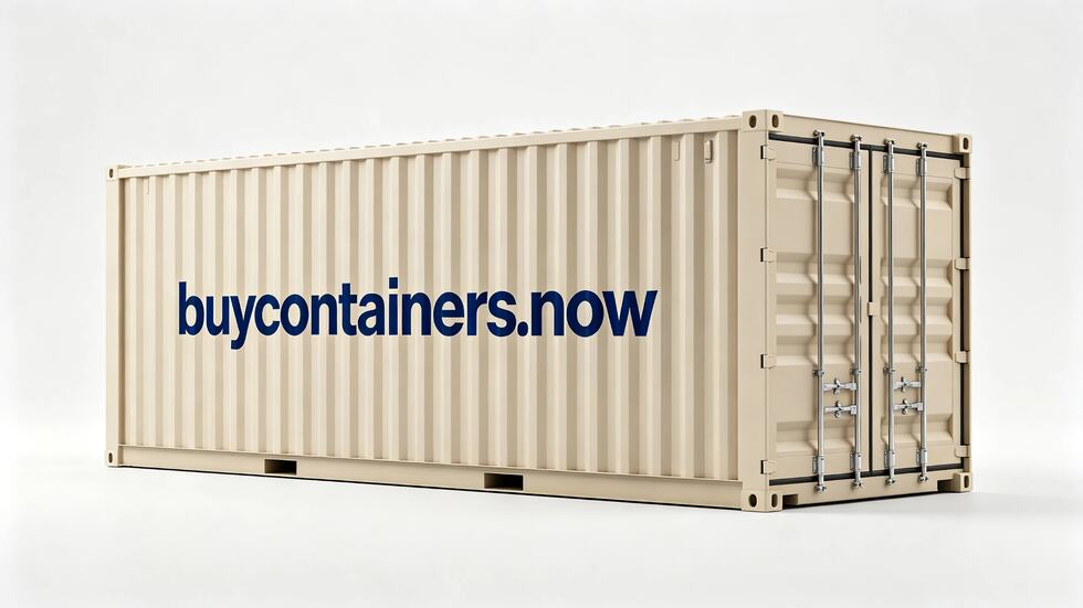 Neuer 20FT Standardcontainer, sandbeige